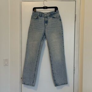 Zara Light Blue straight leg Jeans